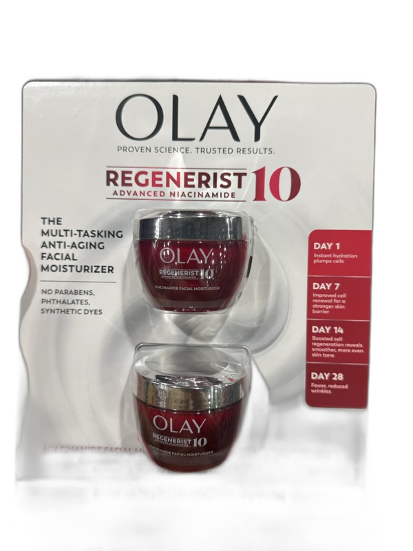 Olay 玉兰油Regenerist 10烟酰胺抗衰保湿霜双罐装1.7oz