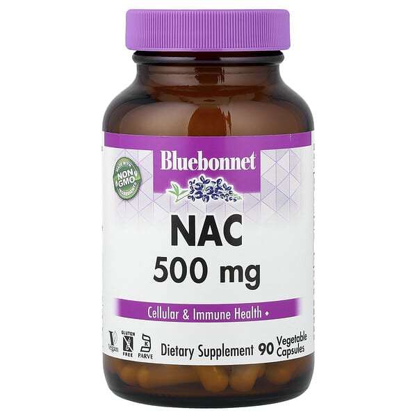 Bluebonnet NAC 500mg N-Acetyl Cysteine