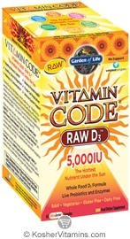 Garden of Life Vitamin Code Raw D3 5000IU